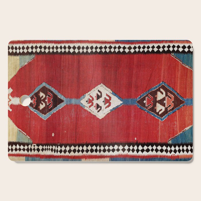 Bijar Antique Kurdish Persian Kilim Print Cutting Board Gallery Image 1