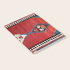 Bijar Antique Kurdish Persian Kilim Print Notebook Gallery Image 2