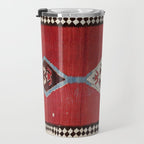Bijar Antique Kurdish Persian Kilim Print Travel Mug Gallery Image 3