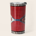 Bijar Antique Kurdish Persian Kilim Print Travel Mug Gallery Image 2