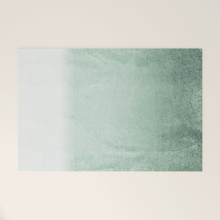 FADING GREEN EUCALYPTUS Welcome Mat Gallery Image 1