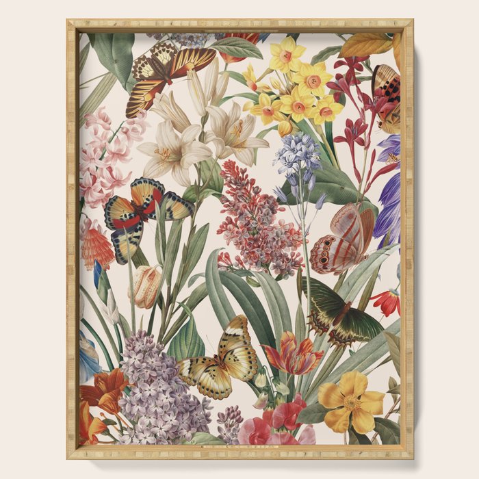 Isolated Blooms III Serving Tray Gallery Image 1