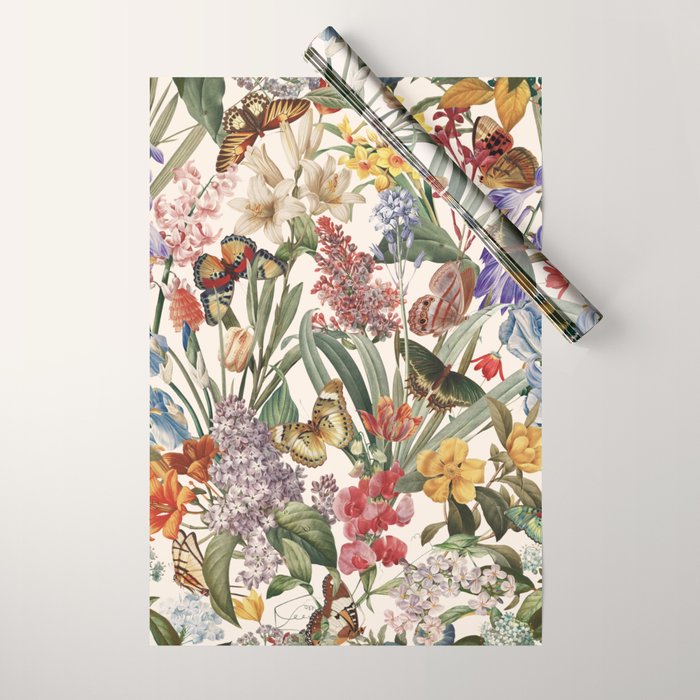 Isolated Blooms III Wrapping Paper Gallery Image 1