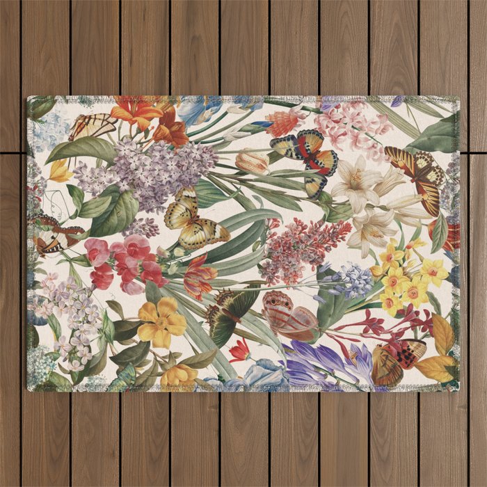 Isolated Blooms III Outdoor Rug Gallery Image 1