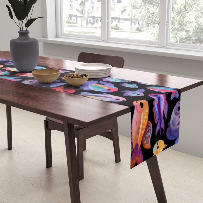Happy tetra Table Runner Gallery Image 2