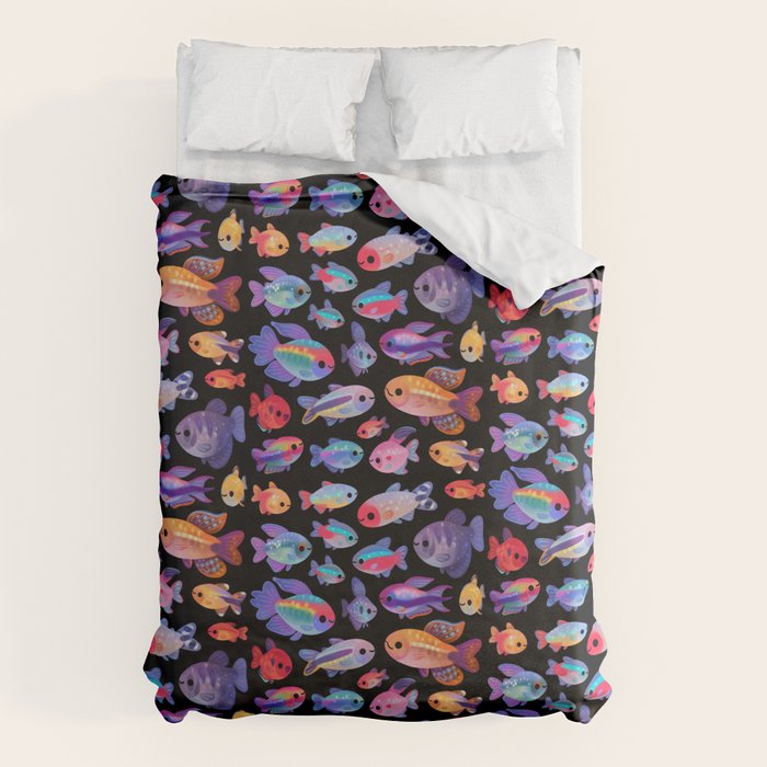 Happy tetra Duvet Cover Gallery Image 6