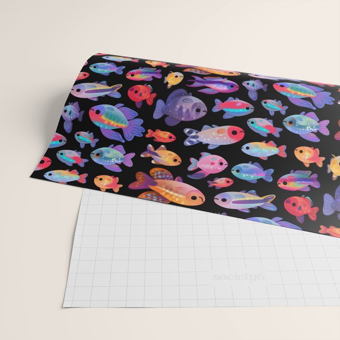 Happy tetra Wrapping Paper Gallery Image 2