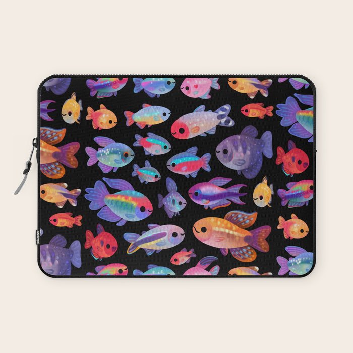Happy tetra Laptop Sleeve Gallery Image 1