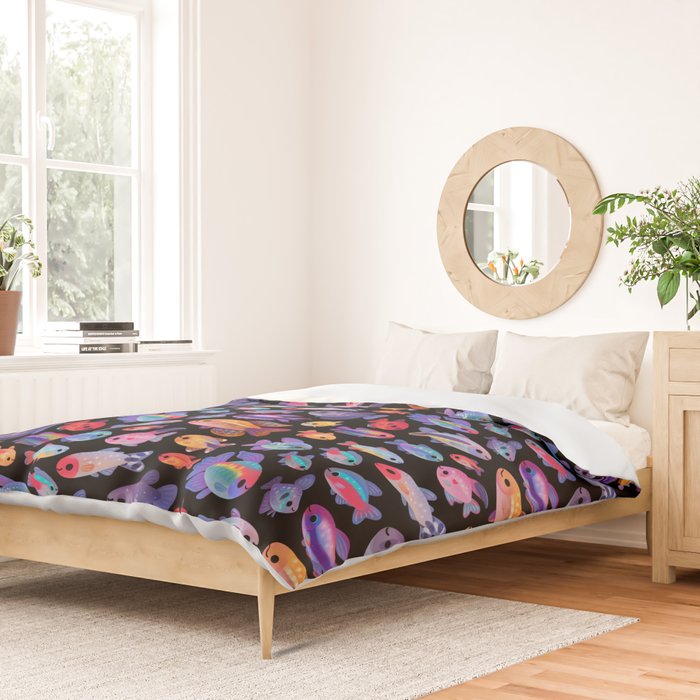 Happy tetra Duvet Cover Gallery Image 2