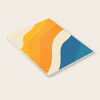 Minimalist abstract waves Notebook Gallery Image 3