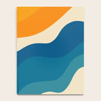 Minimalist abstract waves Notebook Gallery Image 4