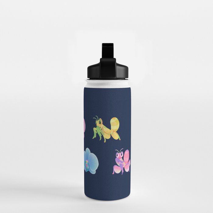 Orchid mantis - Dark Water Bottle Gallery Image 2