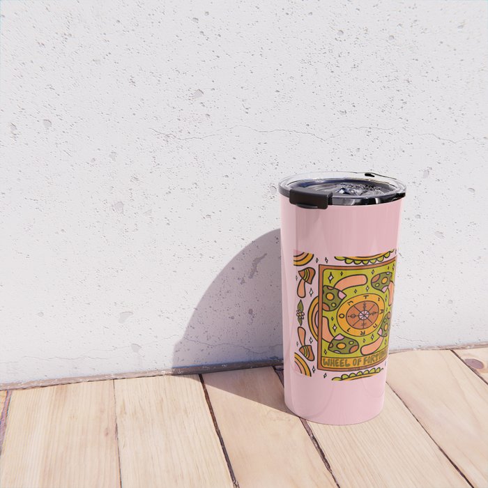 10. Wheel of Fortune Mushroom Travel Mug Gallery Image 4