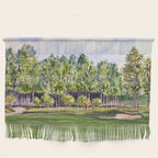 Pinehurst Golf Course No2 Hole 17 Wall Hanging Gallery Image 1