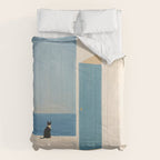 Quiet Cat by the Sea Comforter Gallery Image 6