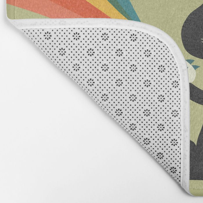 Ray gun cat Bath Mat Gallery Image 2