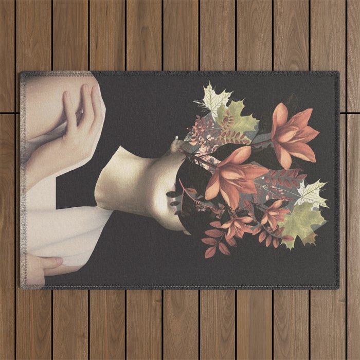 Floral beauty 29 Outdoor Rug Gallery Image 1