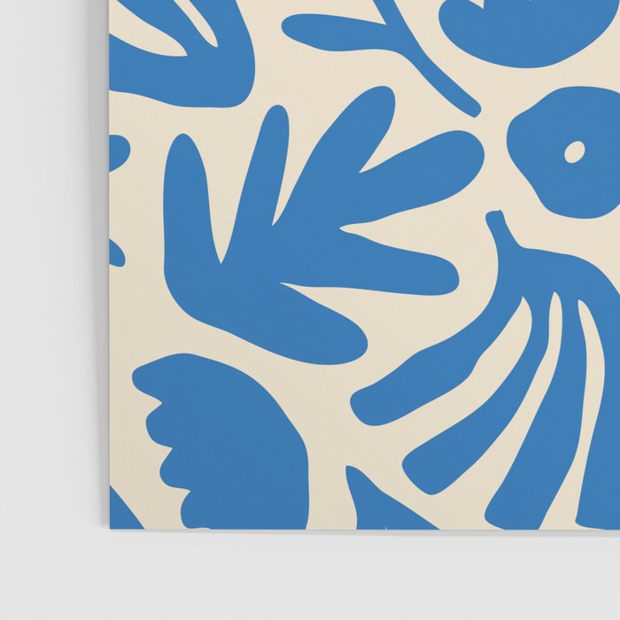 Organic nature flower shape art pattern Poster Gallery Image 3