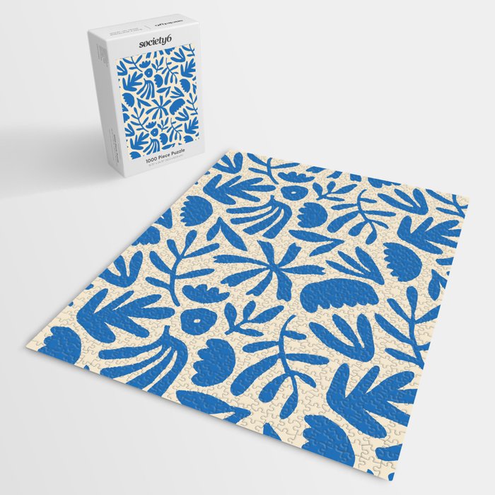 Organic nature flower shape art pattern Jigsaw Puzzle Gallery Image 2