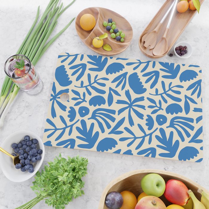 Organic nature flower shape art pattern Cutting Board Gallery Image 2