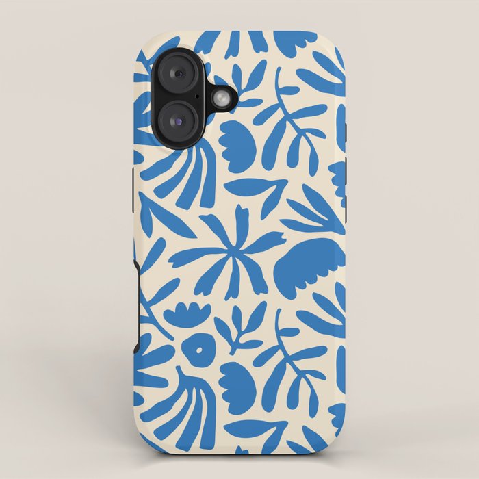 Organic nature flower shape art pattern iPhone Case Gallery Image 1
