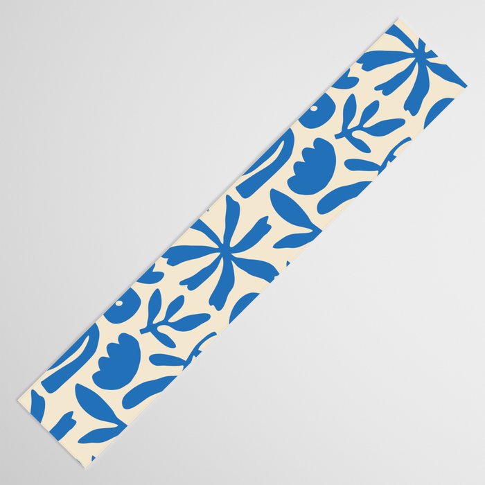 Organic nature flower shape art pattern Table Runner Gallery Image 3