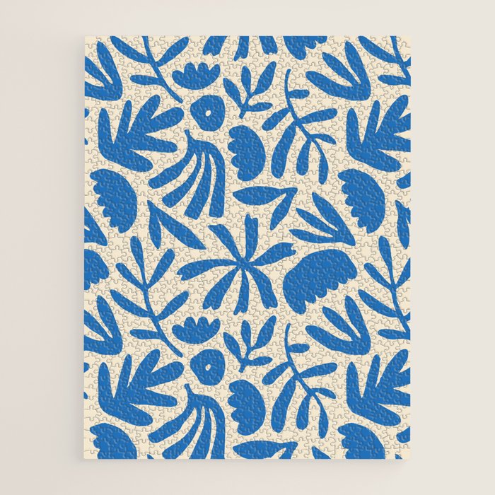 Organic nature flower shape art pattern Jigsaw Puzzle Gallery Image 2