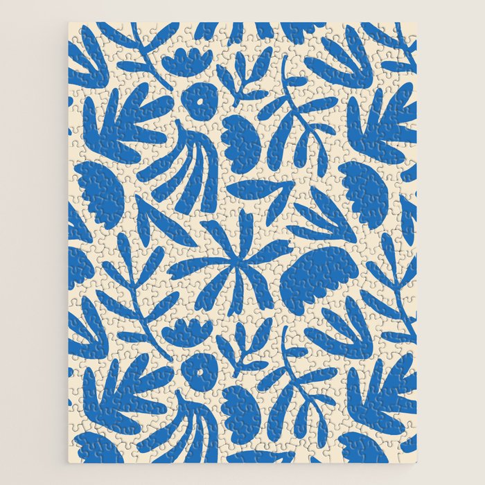 Organic nature flower shape art pattern Jigsaw Puzzle Gallery Image 1