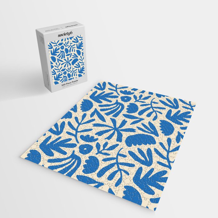 Organic nature flower shape art pattern Jigsaw Puzzle Gallery Image 2