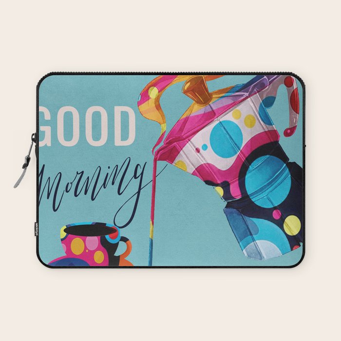 Coffee Time 1 Laptop Sleeve Gallery Image 1