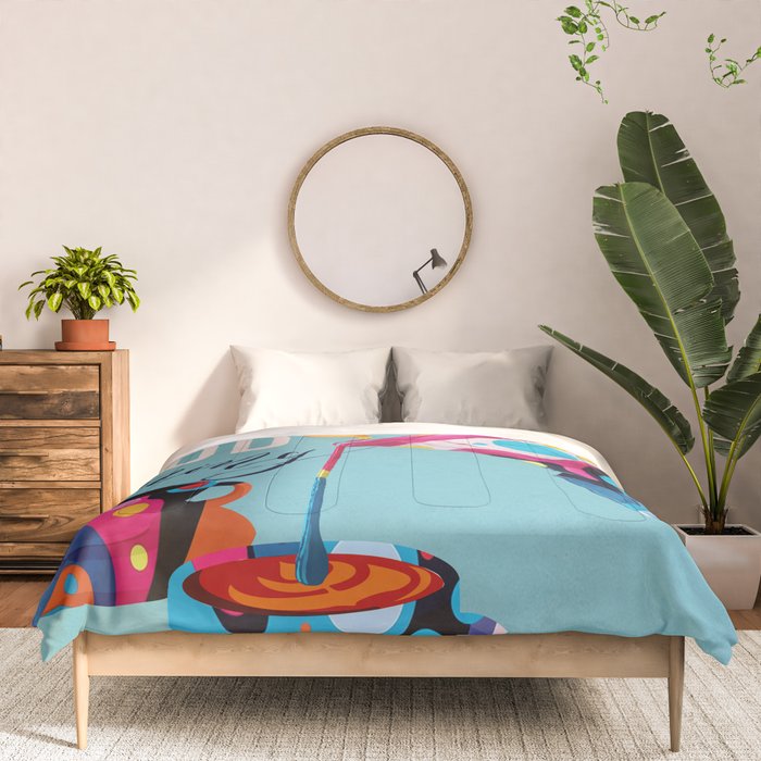 Coffee Time 1 Comforter Gallery Image 3