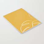 Monstera minimal - yellow Notebook Gallery Image 3