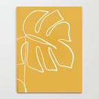 Monstera minimal - yellow Notebook Gallery Image 4