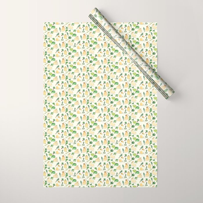 Veggies and bunnies Wrapping Paper Gallery Image 1