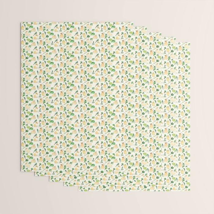 Veggies and bunnies Wrapping Paper Gallery Image 3