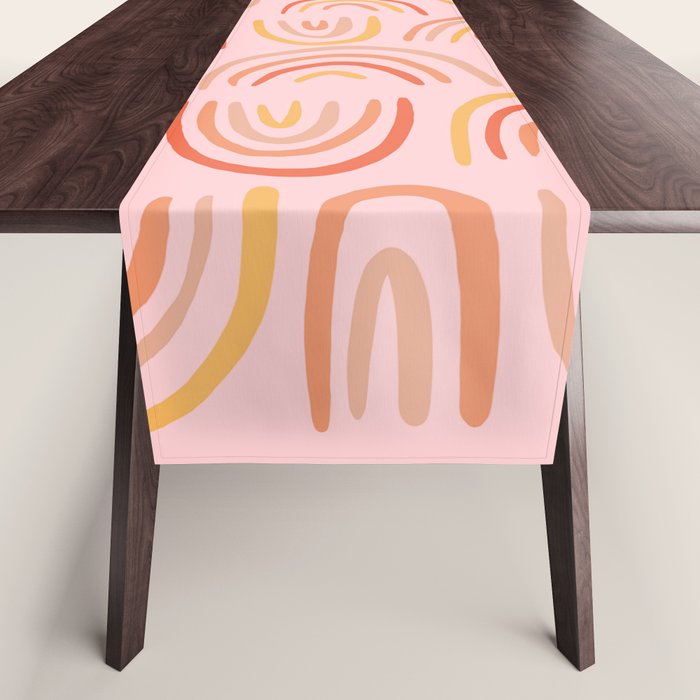 Rainbow Print Table Runner Gallery Image 1