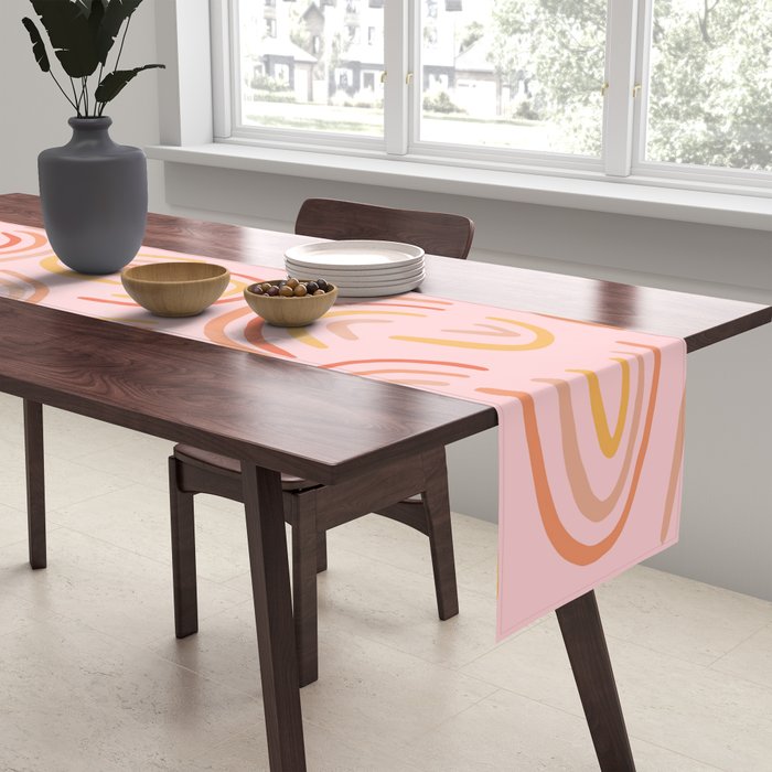 Rainbow Print Table Runner Gallery Image 2