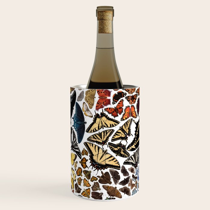 Butterflies of North America Pattern Wine Chiller Gallery Image 2