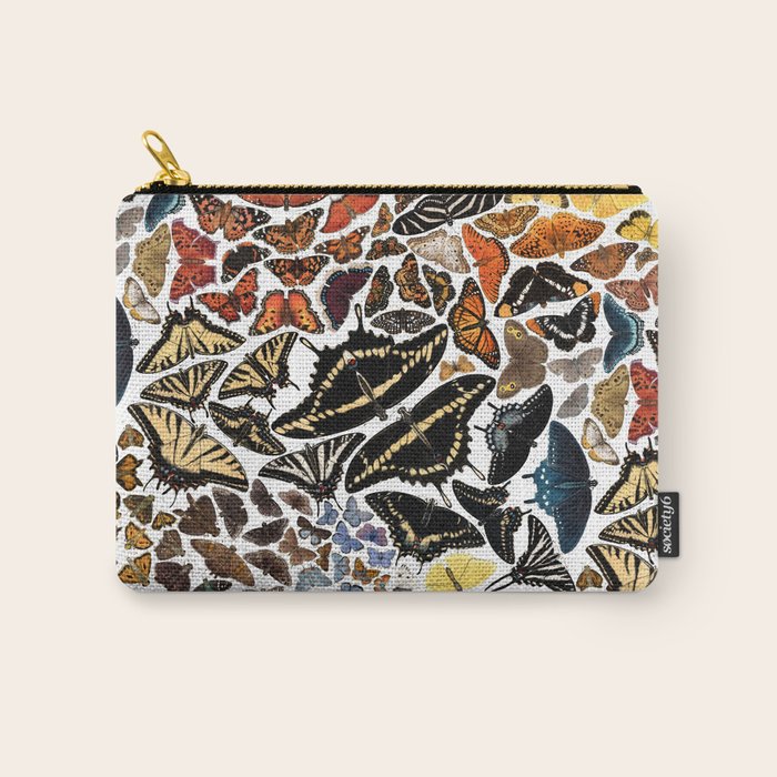 Butterflies of North America Pattern Carry All Pouch Gallery Image 1