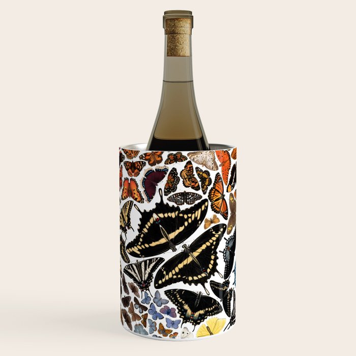 Butterflies of North America Pattern Wine Chiller Gallery Image 1