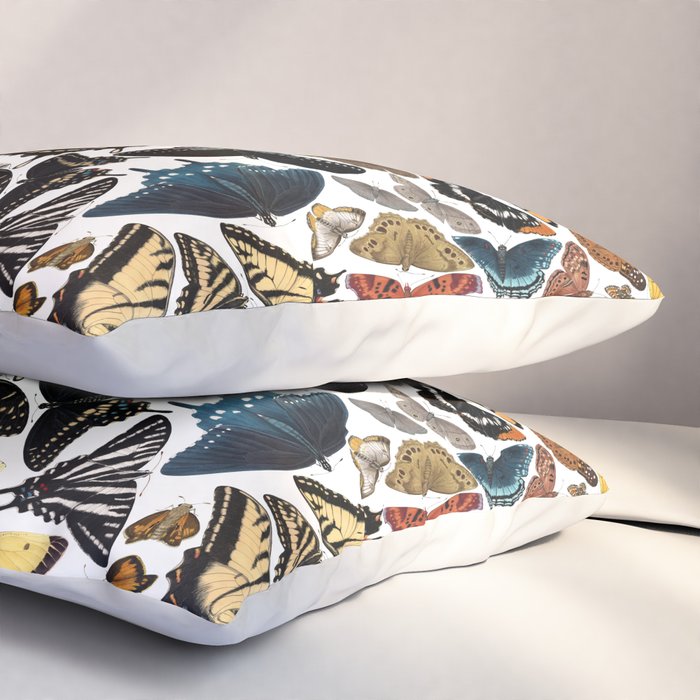 Butterflies of North America Pattern Pillow Sham Gallery Image 3