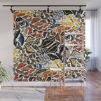 Butterflies of North America Pattern Wall Mural Gallery Image 1