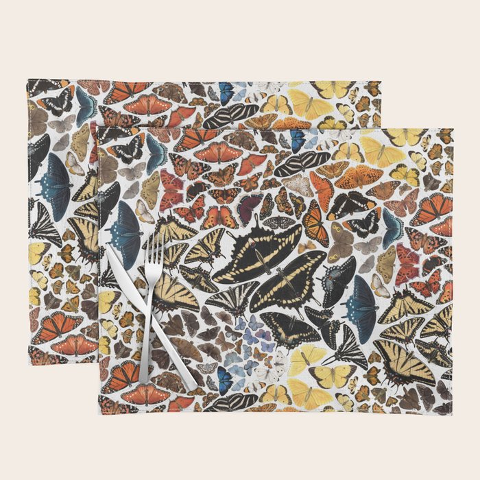 Butterflies of North America Pattern Placemat Gallery Image 1
