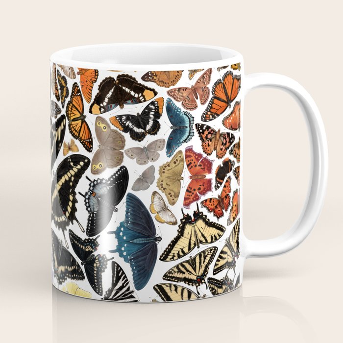 Butterflies of North America Pattern Coffee Mug Gallery Image 1