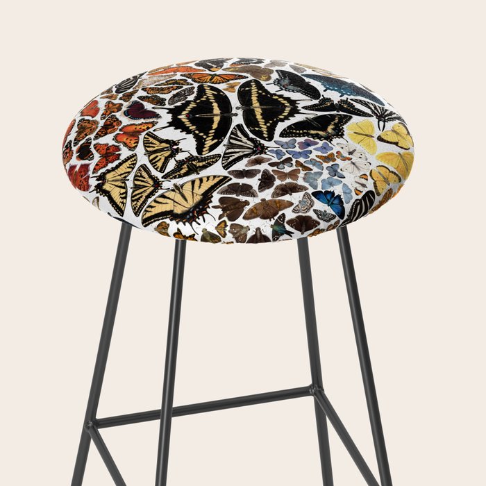Butterflies of North America Pattern Stool Gallery Image 2