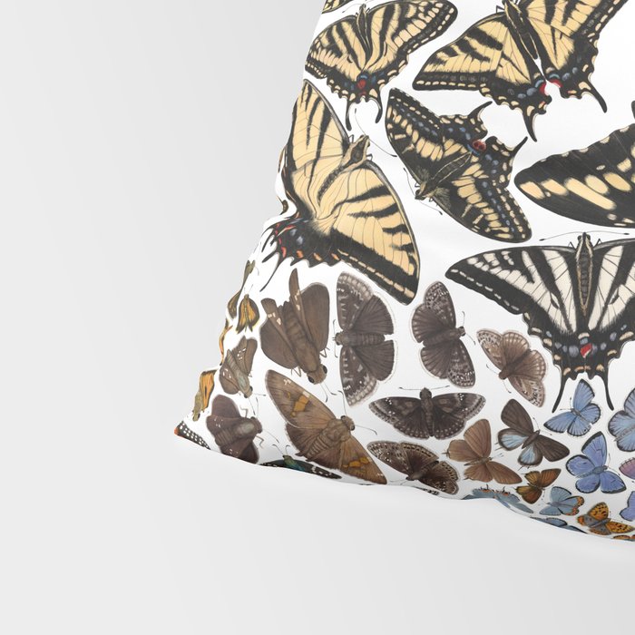 Butterflies of North America Pattern Pillow Sham Gallery Image 4
