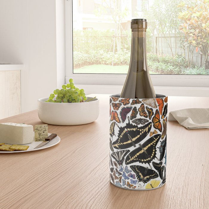 Butterflies of North America Pattern Wine Chiller Gallery Image 4