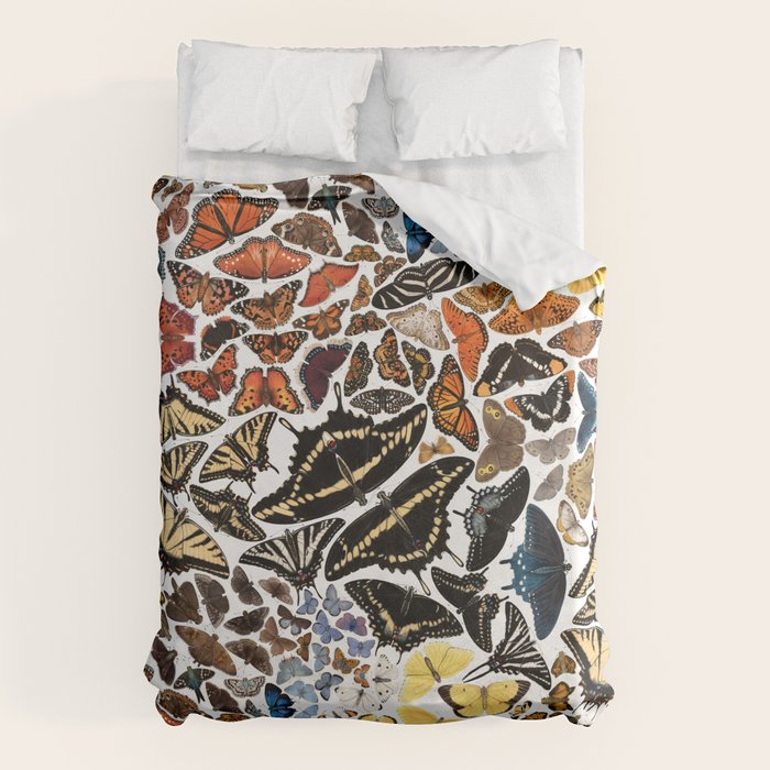 Butterflies of North America Pattern Duvet Cover Gallery Image 6