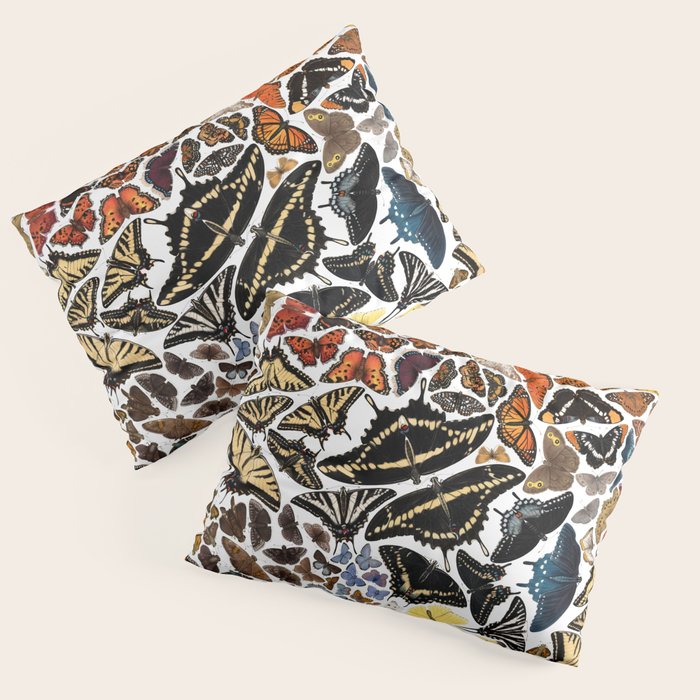 Butterflies of North America Pattern Pillow Sham Gallery Image 3