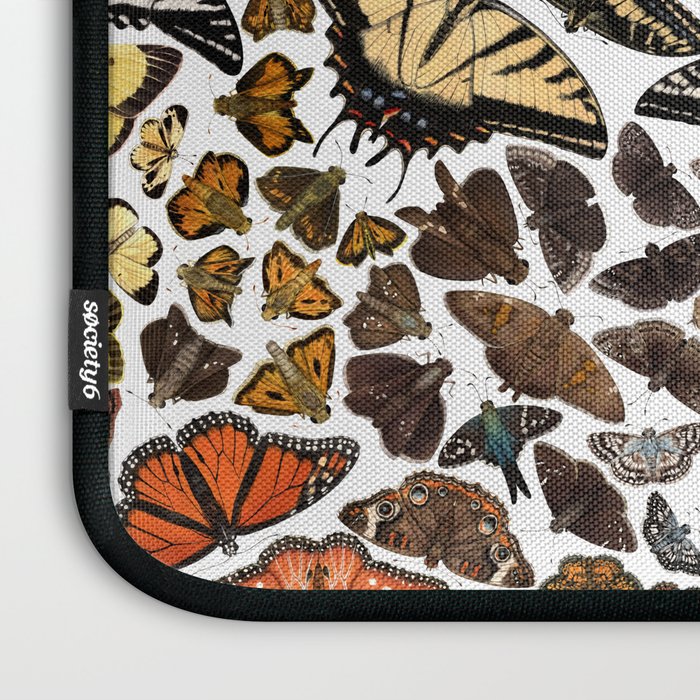 Butterflies of North America Pattern Laptop Sleeve Gallery Image 3